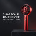 2-in-1 Electric Scalp Massager & Hair Oil Applicator with Red Light Therapy